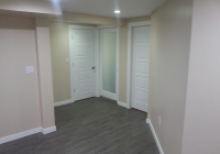 Complete basement living room