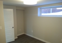 Complete basement bedroom