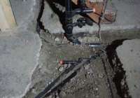 New plumbing for the new bathroom design